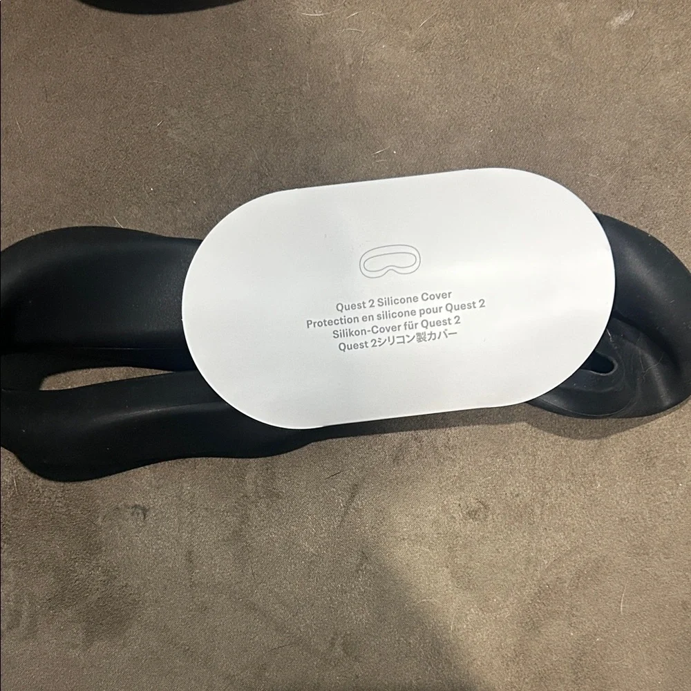 Black Silicone Cover for Quest 2